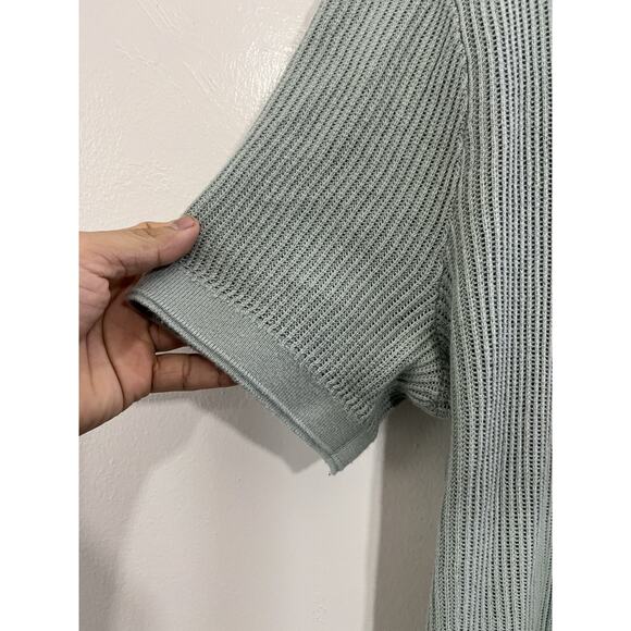 Johnny Collar Knitted Polo Tee L Camp Resort Rockabilly Elvis Luxury Old Money - Picture 3 of 15